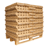 Piveteau Tages-Holzpresslinge – Palette mit 104 Paketen (9,65 kg)