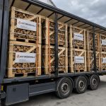 LKW Ladung Kaminholz Buche