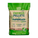 EPH Premium Pellets DINplus/ENPlus A1 – Palette (65 Papier Sack) 975kg