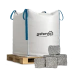 Galamio Pflastersteine Granit 15-17 cm 1000 kg x 1 Big Bag