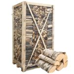 Brennholz Birke auf Palette