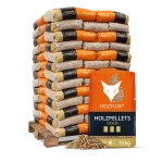 Heizfuxx Holzpellets Weichholz 6 mm ENplus A1 HD-Qualität 15 kg x 65 Sack