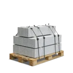 Galamio Randsteine Granit 100x20x6 cm 960 kg x 1 Palette – Bild 2