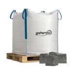 Galamio Pflastersteine Basalt 8-10 cm 1000 kg x 1 Big Bag