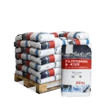 Wolff & Müller Filtersand Beige 1-2 mm 25 kg x 40 Sack