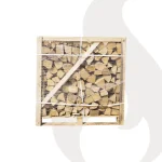Brennholz Buche 25 cm (B-Ware), auf Palette gestapelt, 1 rm / 1,6 srm – 500 kg