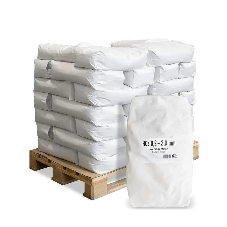 fiche-ea4bfcb6192cc8ac9562.webp Wolff & Müller Quarzsand Beige 0,2-2 mm 25 kg x 40 Sack – Bild 1