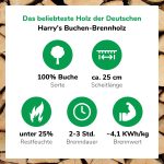Brennholz Buche / Hainbuche auf Palette – Bild 2